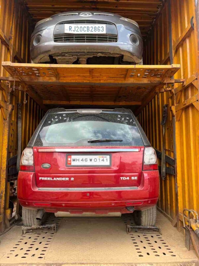 Car transport service from Bangalore to Delhi by Harsha Packers and Movers Bangalore